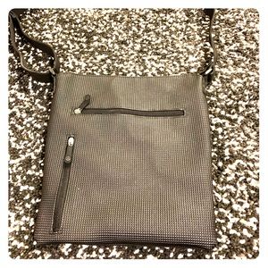 Black crossbody bag by Urban Oxide.